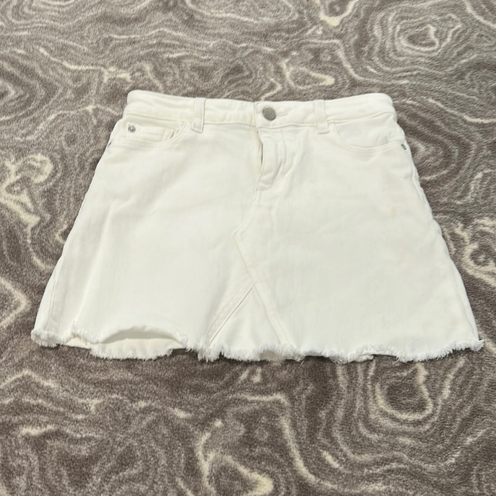 DL1961 white jean skirt
